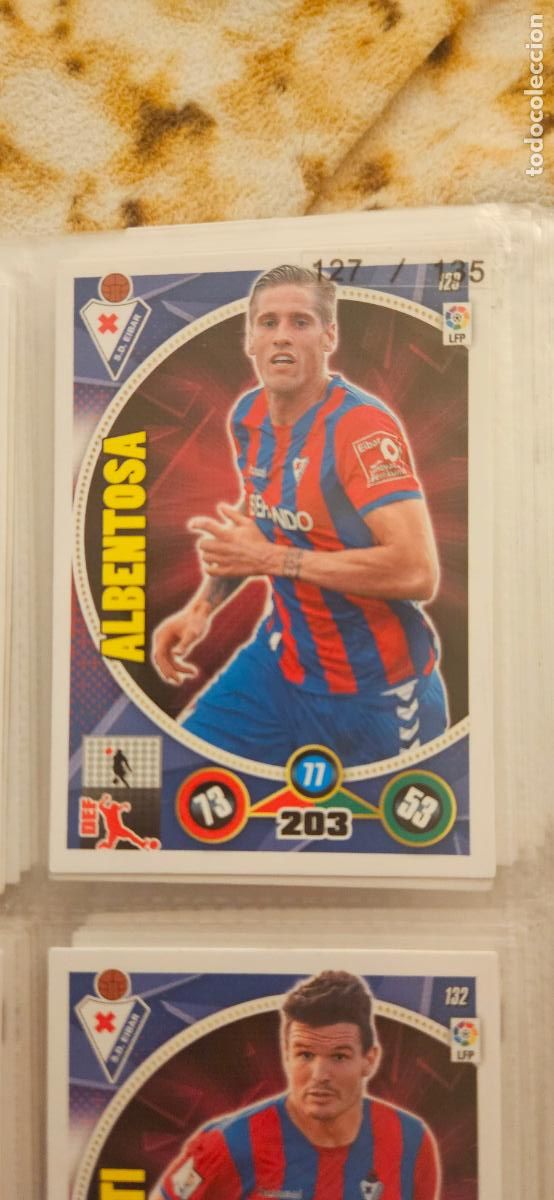 Fu&szlig;ball-Sticker: 129 - Albentosa (S.D. Eibar) adrenalyn 2014 2015 14 15 trading card