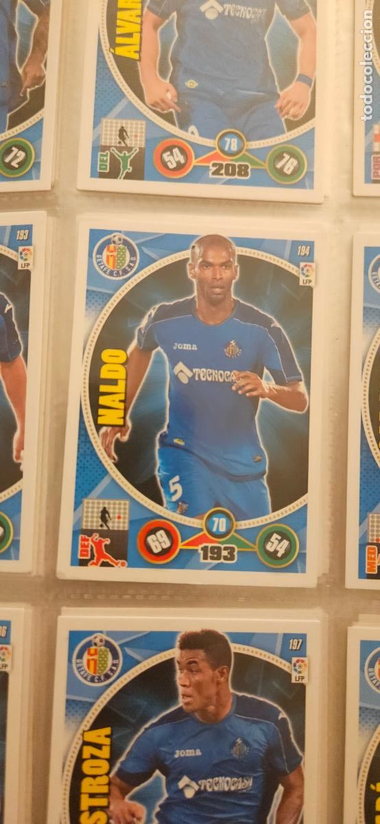 Football Stickers: 194 - Naldo (Getafe C.F.) adrenalyn 2014 2015 14 15 trading card