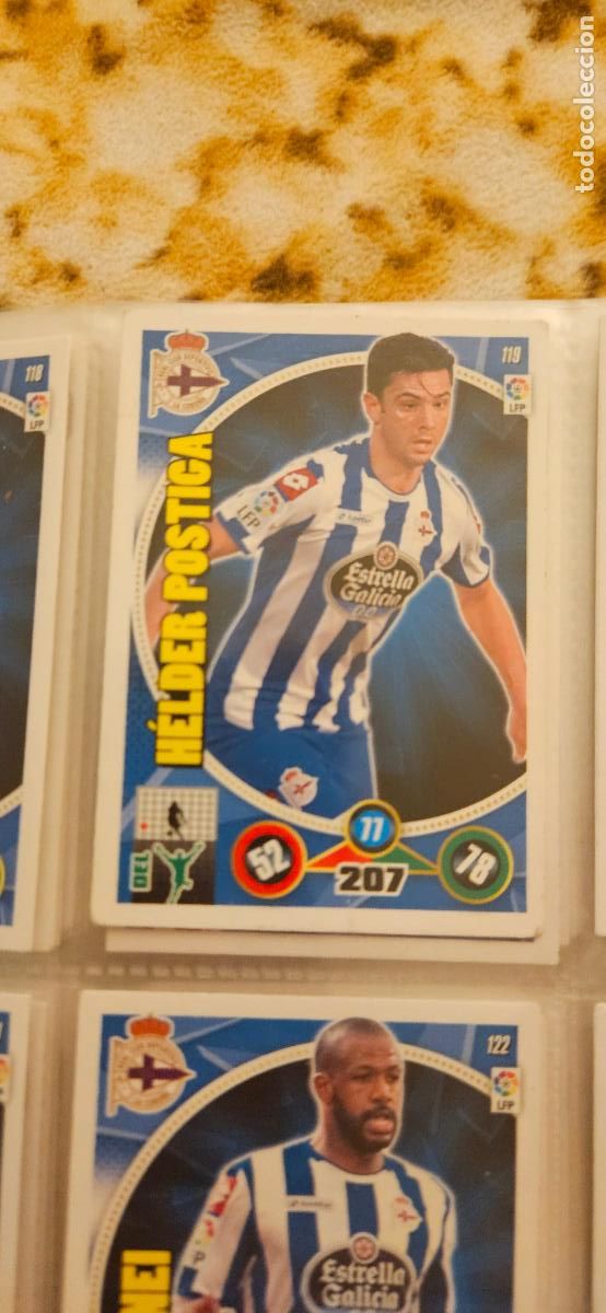 Football Stickers: 119 - Postiga (R.C. Deportivo de La Coru&ntilde;a) adrenalyn 2014 2015 14 15 trading card