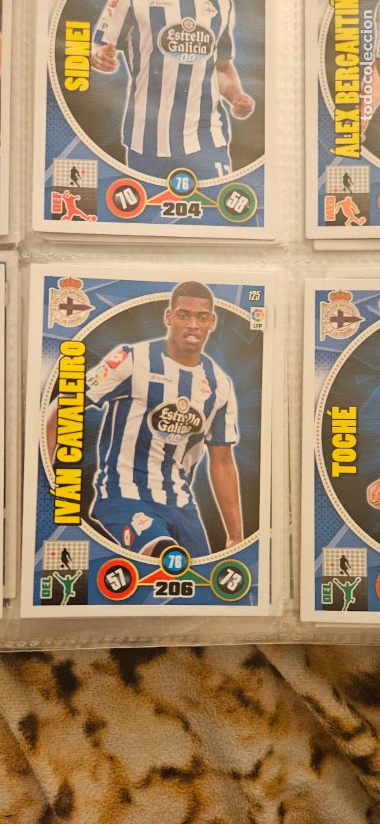 Football Stickers: 125 - Cavaleiro (R.C. Deportivo de La Coru&ntilde;a) adrenalyn 2014 2015 14 15 trading card