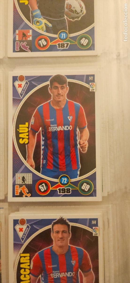 Figurine di Calcio: 141 - Sa&uacute;l Berj&oacute;n (S.D. Eibar) adrenalyn 2014 2015 14 15 trading card