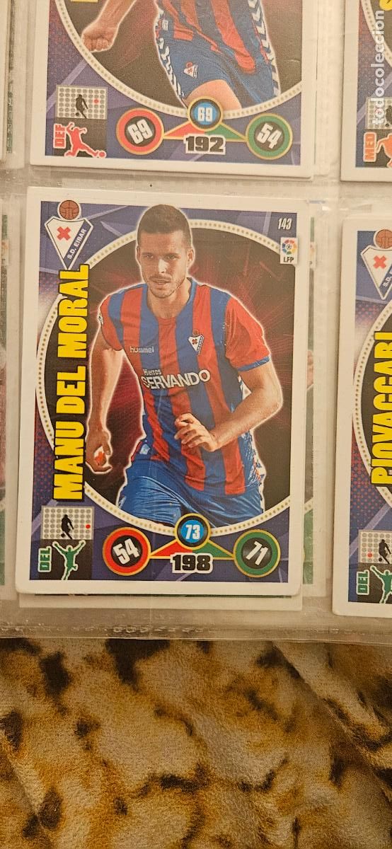 Figurine di Calcio: 143 - Manu del Moral (S.D. Eibar) adrenalyn 2014 2015 14 15 trading card