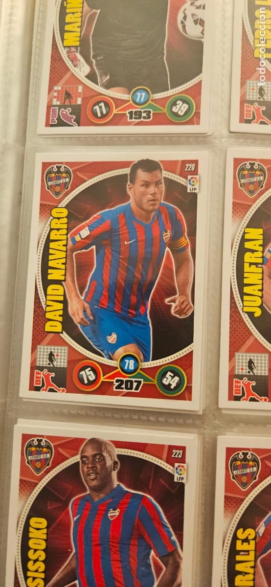 Figurine di Calcio: 220 - David Navarro (Levante U.D.) adrenalyn 2014 2015 14 15 trading card
