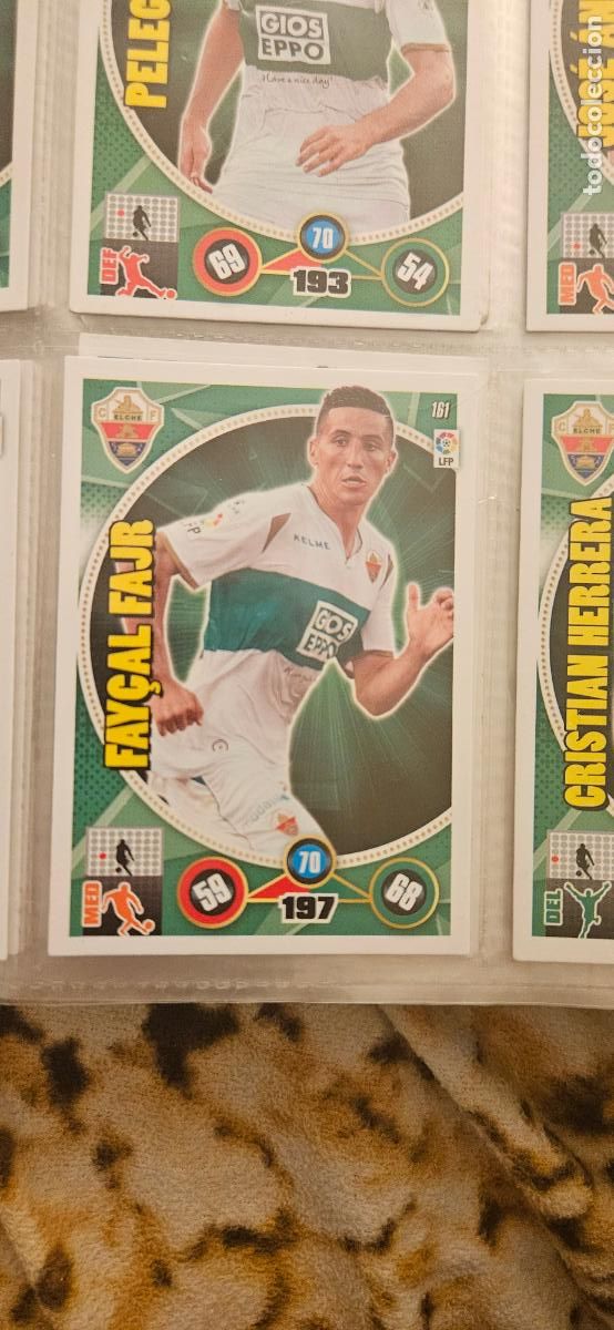 Cromos de Futebol: 161 - Fay&ccedil;al Fajr (Elche C.F.) adrenalyn 2014 2015 14 15 trading card