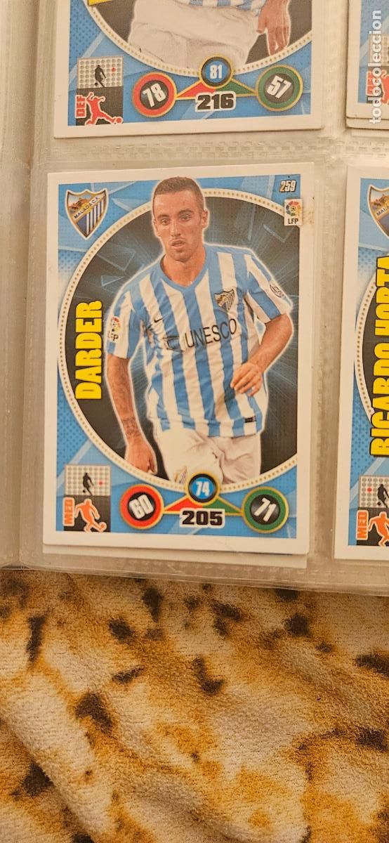 Cromos de Futebol: 259 - Sergi Darder (M&aacute;laga C.F.) adrenalyn 2014 2015 14 15 trading card