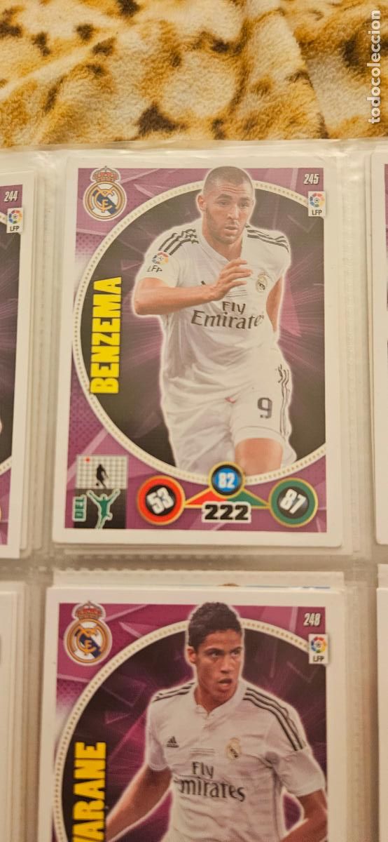 Cromos de Futebol: 245 - Karim Benzema (Real Madrid) adrenalyn 2014 2015 14 15 trading card