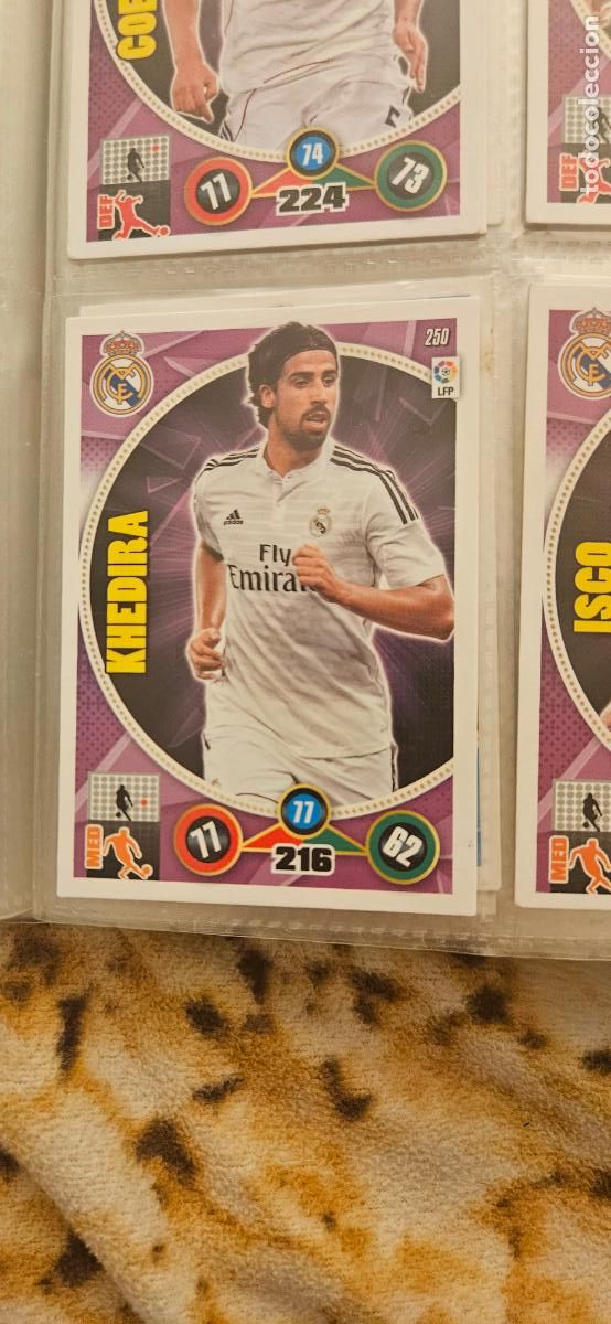 Cartes &agrave; collectionner de Football: 250 - Sami Khedira (Real Madrid) adrenalyn 2014 2015 14 15 trading card