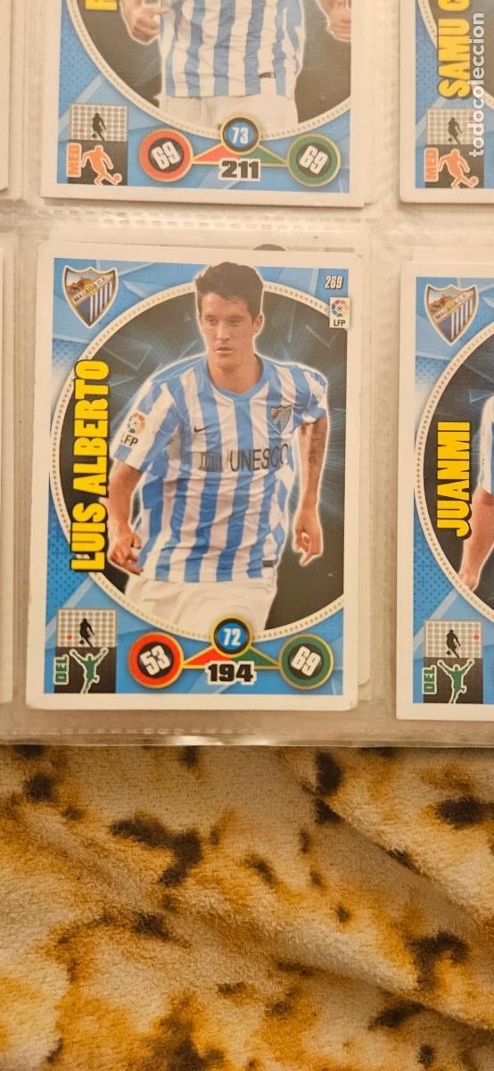 Figurine di Calcio: 269 - Luis Alberto (M&aacute;laga C.F.) adrenalyn 2014 2015 14 15 trading card