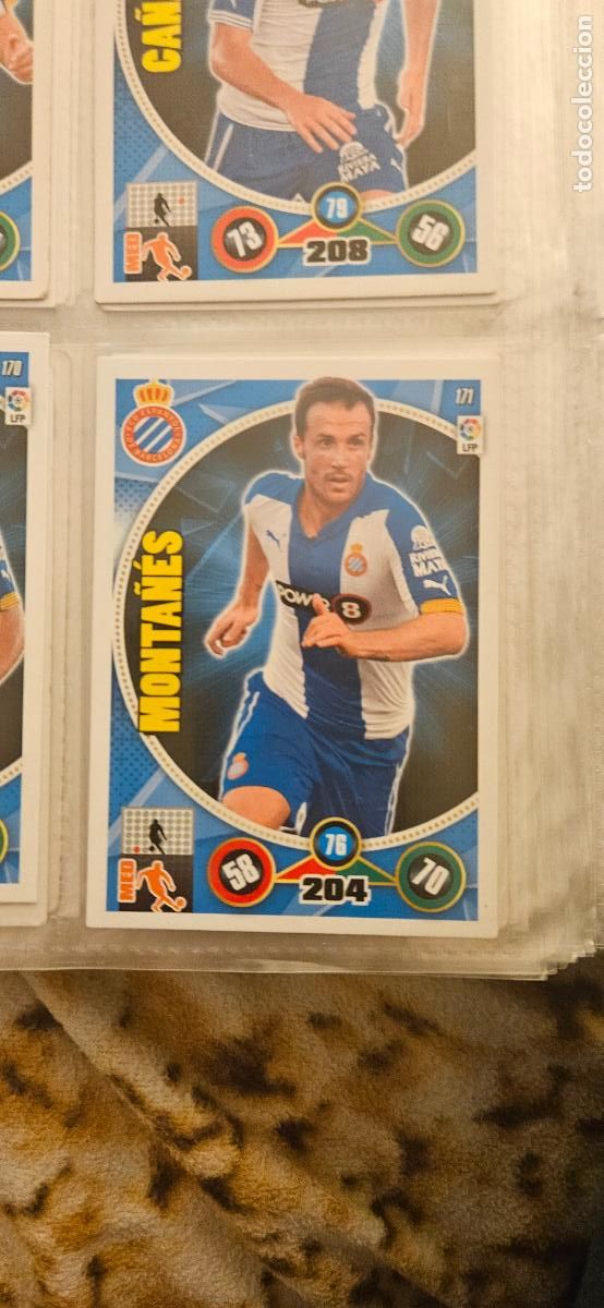 Figurine di Calcio: 171 - Monta&ntilde;&eacute;s (R.C.D. Espanyol) adrenalyn 2014 2015 14 15 trading card