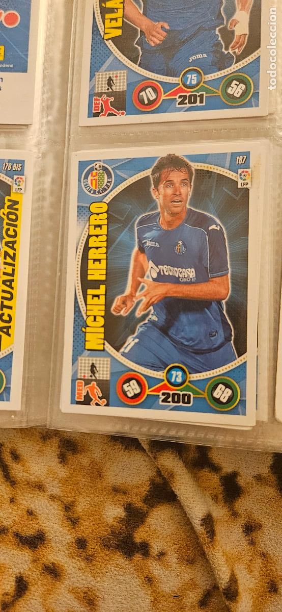 Cromos de Futebol: 187 - M&iacute;chel (Getafe C.F.) adrenalyn 2014 2015 14 15 trading card