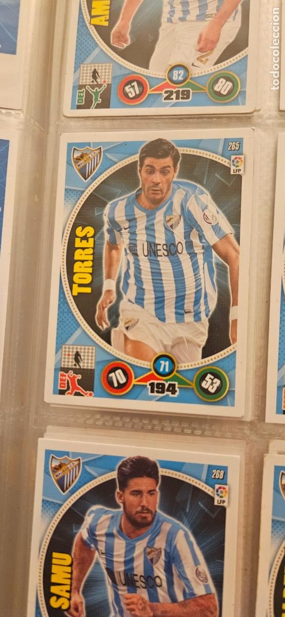 Cromos de Futebol: 265 - Miguel Torres (M&aacute;laga C.F.) adrenalyn 2014 2015 14 15 trading card