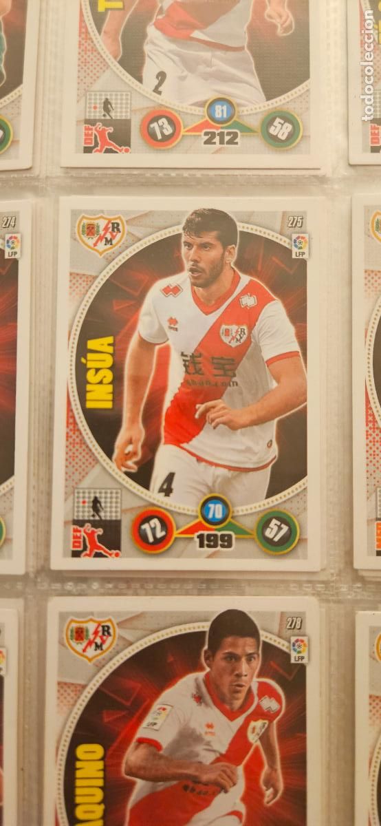Cromos de Futebol: 275 - Emiliano Ins&uacute;a (Rayo Vallecano) adrenalyn 2014 2015 14 15 trading card