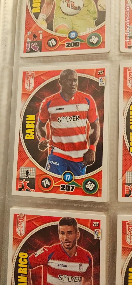 Cromos de Futebol: 202 - Jean-Sylvain Babin (Granada C.F.) adrenalyn 2014 2015 14 15 trading card