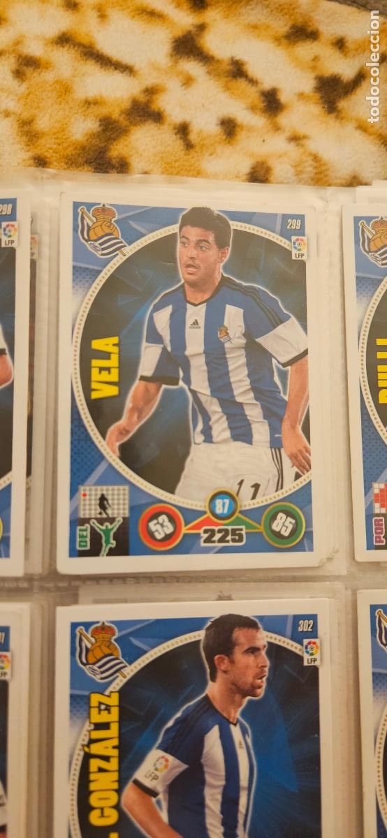 Figurine di Calcio: 299 - Carlos Vela (Real Sociedad) adrenalyn 2014 2015 14 15 trading card