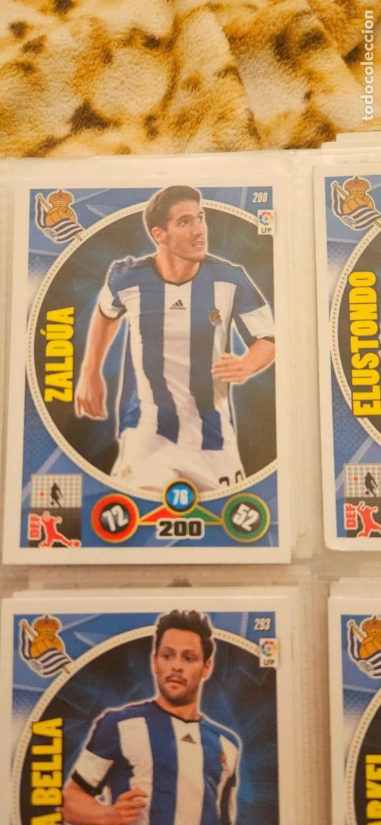 Figurine di Calcio: 290 - Joseba Zald&uacute;a (Real Sociedad) adrenalyn 2014 2015 14 15 trading card