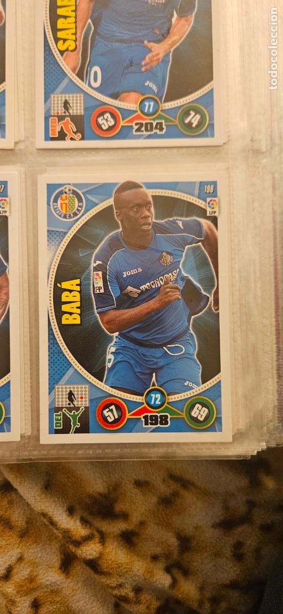 Figurine di Calcio: 198 - Bab&aacute; (Getafe C.F.) adrenalyn 2014 2015 14 15 trading card