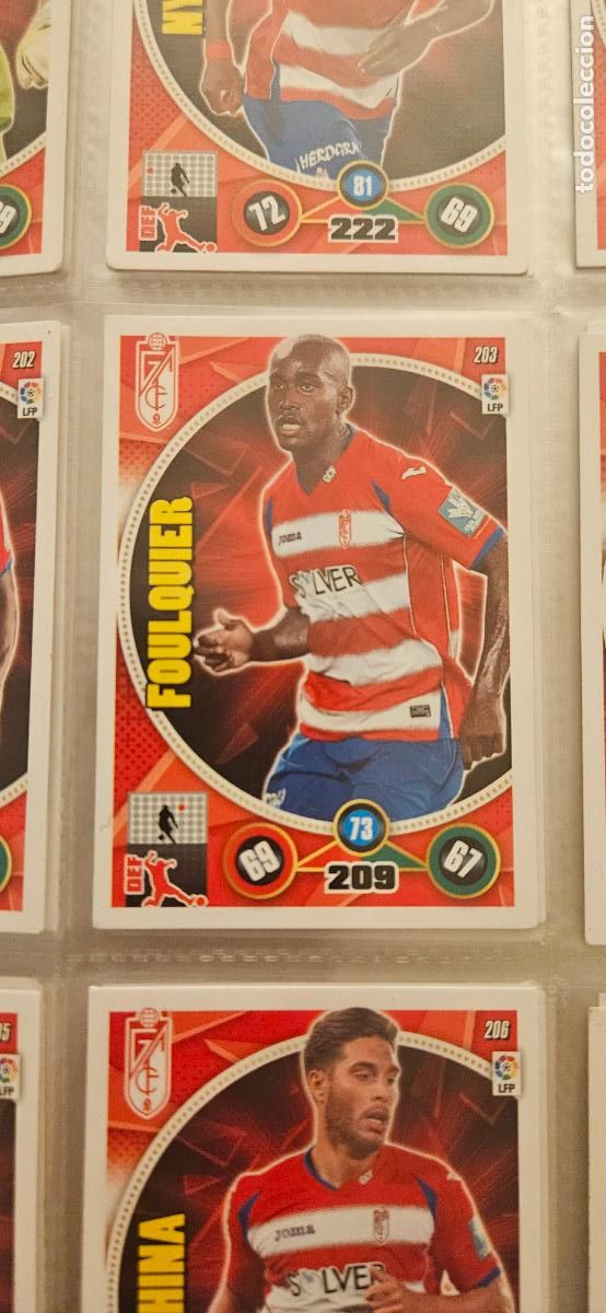 Figurine di Calcio: 203 - Dimitri Foulquier (Granada C.F.) adrenalyn 2014 2015 14 15 trading card