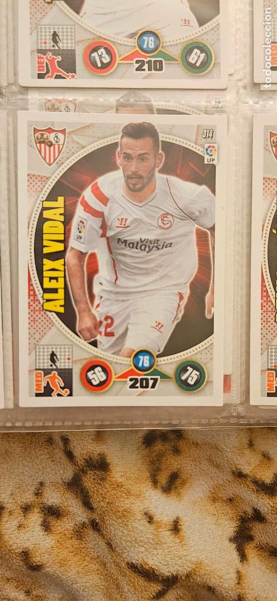 Figurine di Calcio: 314 - Aleix Vidal (Sevilla F.C.) adrenalyn 2014 2015 14 15 trading card