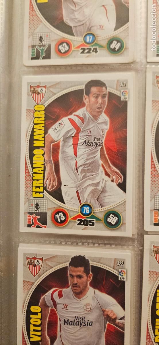 Figurine di Calcio: 319 - Fernando Navarro (Sevilla F.C.) adrenalyn 2014 2015 14 15 trading card