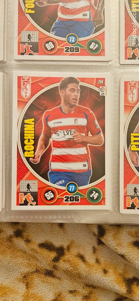 Figurine di Calcio: 206 - Rub&eacute;n Rochina (Granada C.F.) adrenalyn 2014 2015 14 15 trading card