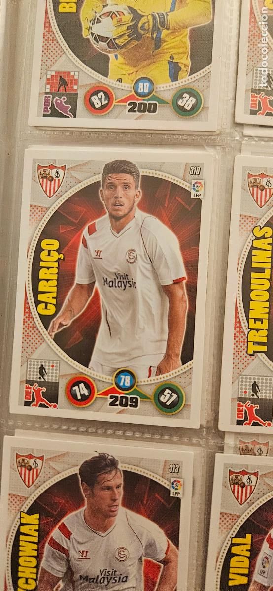 Figurine di Calcio: 310 - Daniel Carri&ccedil;o (Sevilla F.C.) adrenalyn 2014 2015 14 15 trading card