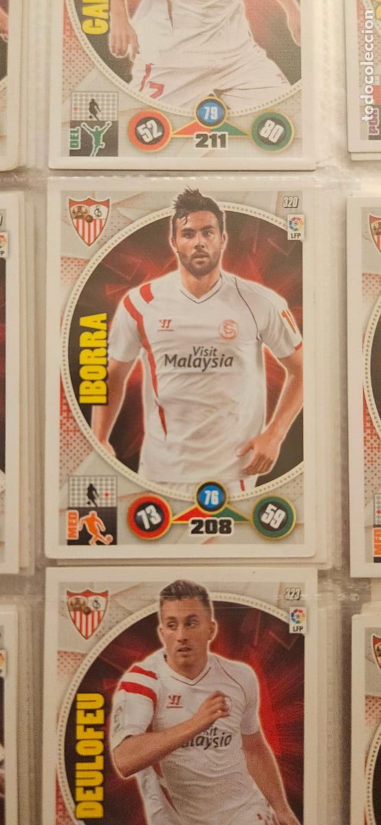 Figurine di Calcio: 320 - Vicente Iborra (Sevilla F.C.) adrenalyn 2014 2015 14 15 trading card