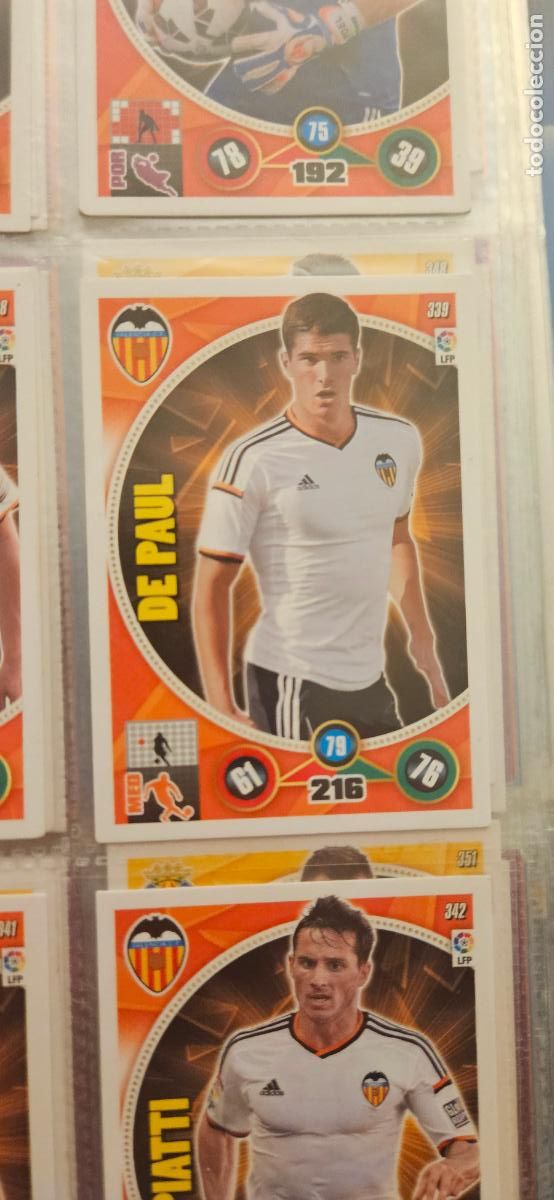 Figurine di Calcio: 339 - Rodrigo De Paul (Valencia C.F.) adrenalyn 2014 2015 14 15 trading card