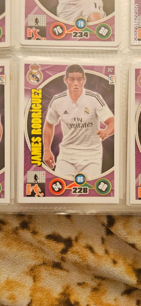 Figurine di Calcio: 242 - James Rodr&iacute;guez (Real Madrid) adrenalyn 2014 2015 14 15 trading card