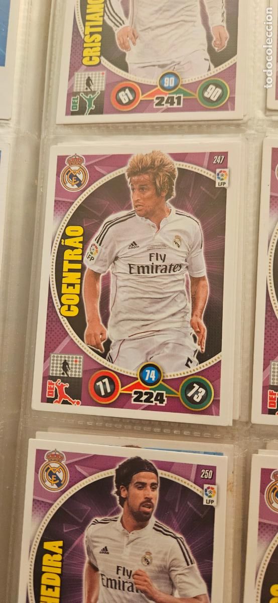Figurine di Calcio: 247 - Fabio Coentr&atilde;o (Real Madrid) adrenalyn 2014 2015 14 15 trading card