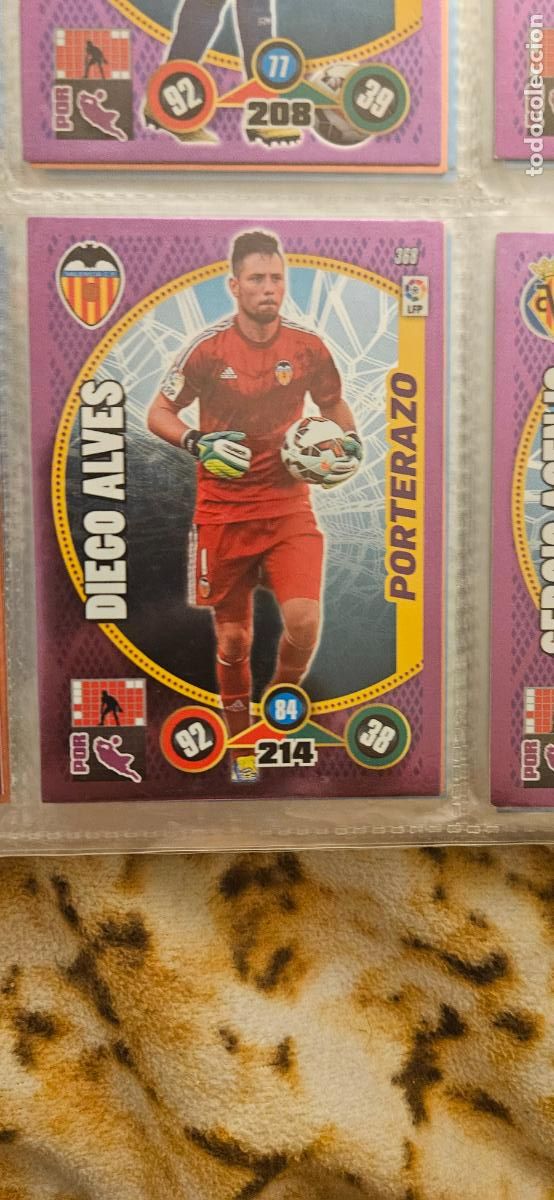 Figurine di Calcio: 368 - Diego Alves (Valencia C.F.) adrenalyn 2014 2015 14 15 trading card