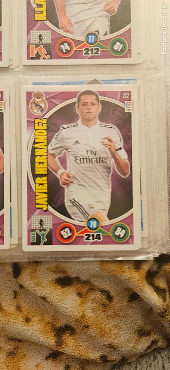 Figurine di Calcio: 252 - Javier Hern&aacute;ndez (Real Madrid) adrenalyn 2014 2015 14 15 trading card