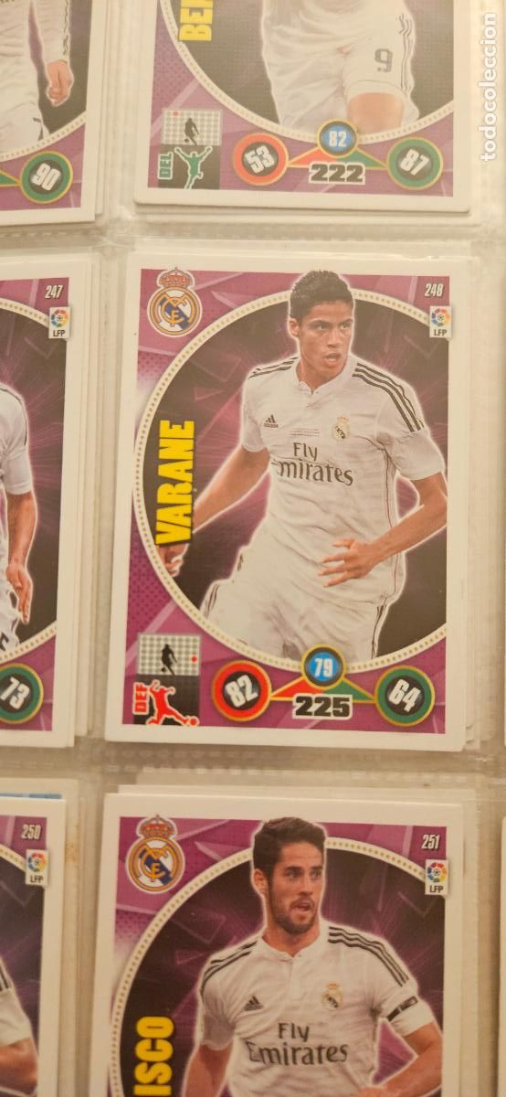 Figurine di Calcio: 248 - Rapha&euml;l Varane (Real Madrid) adrenalyn 2014 2015 14 15 trading card