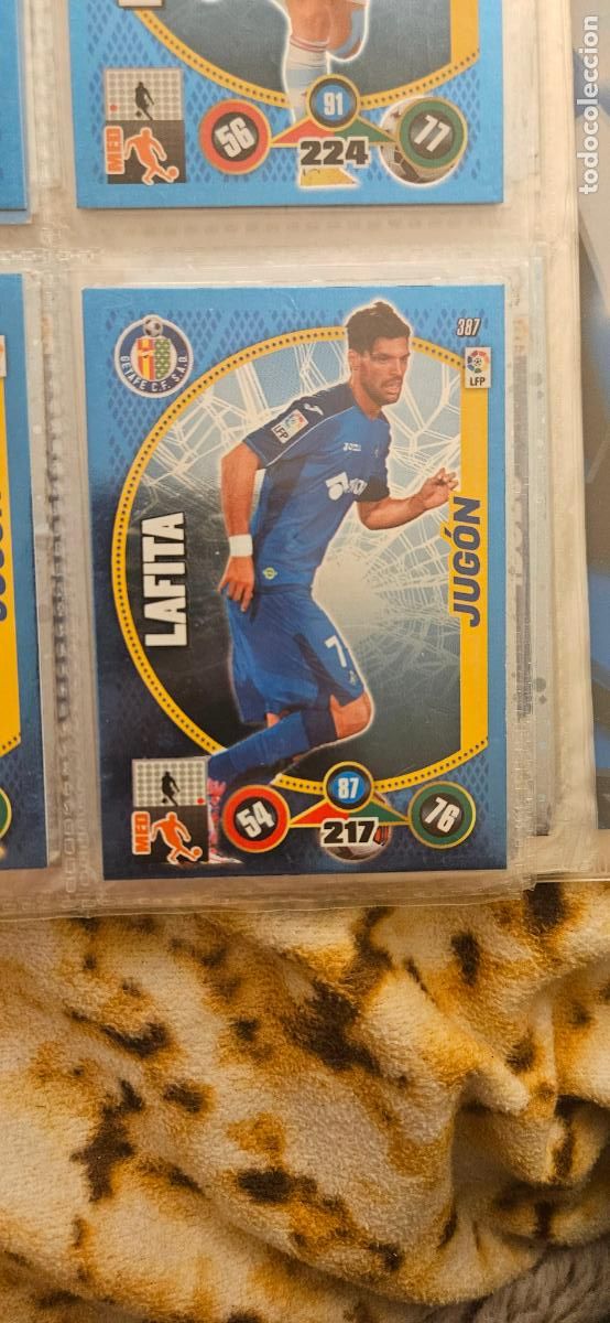 Football Stickers: 387 - &Aacute;ngel Lafita (Getafe C.F.) adrenalyn 2014 2015 14 15 trading card