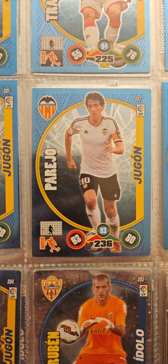 Football Stickers: 392 - Dani Parejo (Valencia C.F.) adrenalyn 2014 2015 14 15 trading card