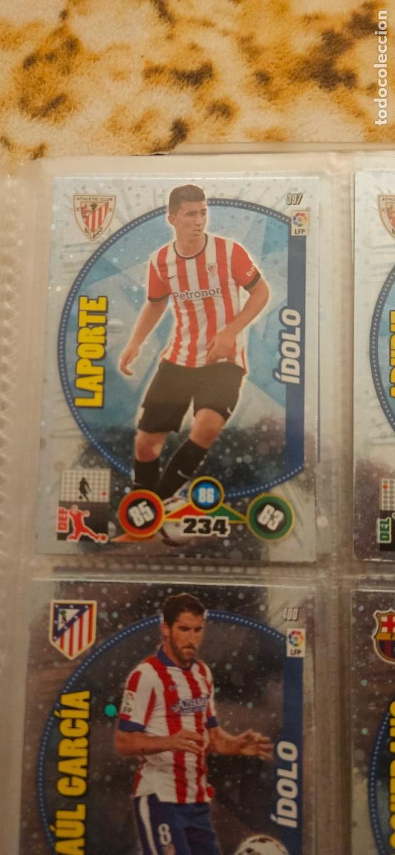 Football Stickers: 397 - Laporte (Athletic Club) adrenalyn 2014 2015 14 15 trading card