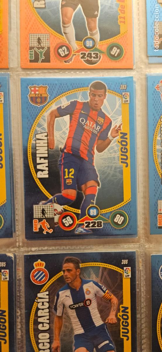 Football Stickers: 383 - Rafinha (F.C. Barcelona) adrenalyn 2014 2015 14 15 trading card
