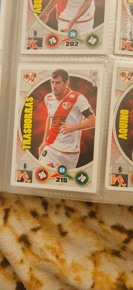 Football Stickers: 277 - Roberto Trashorras (Rayo Vallecano) adrenalyn 2014 2015 14 15 trading card