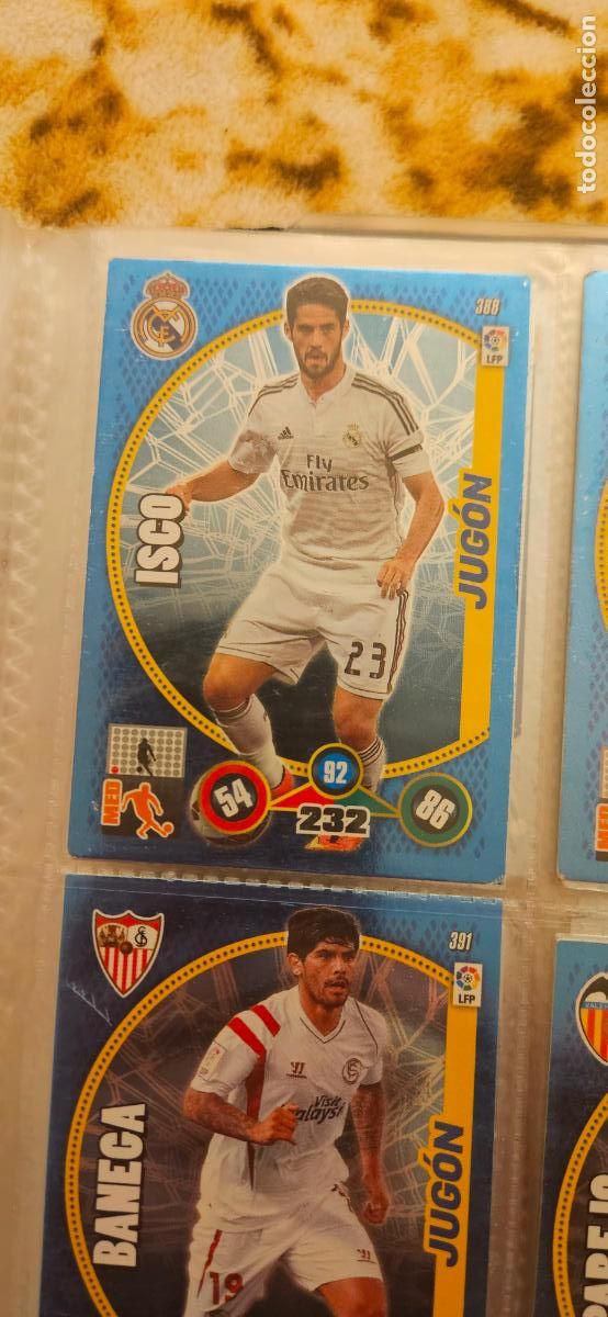Football Stickers: 388 - Isco (Real Madrid) adrenalyn 2014 2015 14 15 trading card
