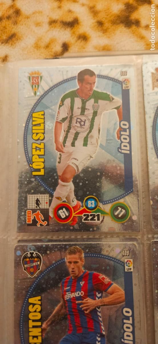 Football Stickers: 406 - L&oacute;pez Silva (C&oacute;rdoba C.F.) adrenalyn 2014 2015 14 15 trading card