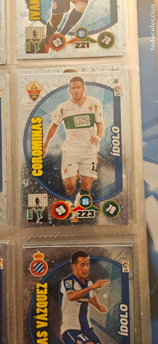 Football Stickers: 411 - Corominas (Elche C.F.) adrenalyn 2014 2015 14 15 trading card