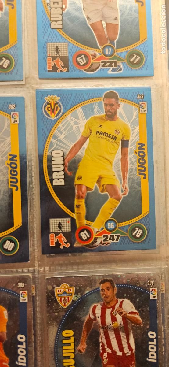 Football Stickers: 393 - Bruno Soriano (Villarreal C.F.) adrenalyn 2014 2015 14 15 trading card