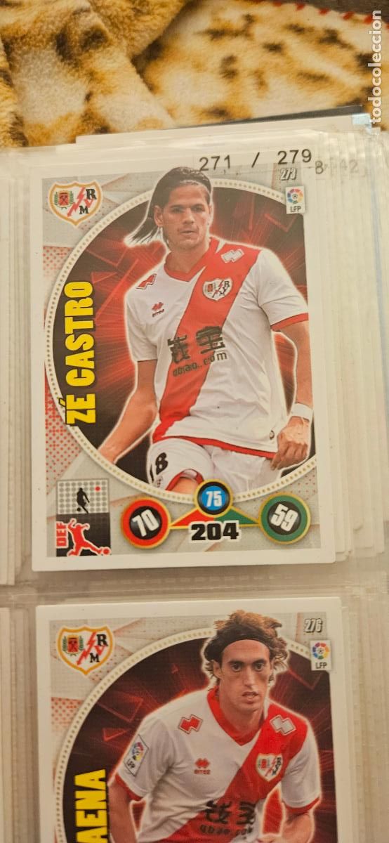 Cartes &agrave; collectionner de Football: 273 - Z&eacute; Castro (Rayo Vallecano) adrenalyn 2014 2015 14 15 trading card