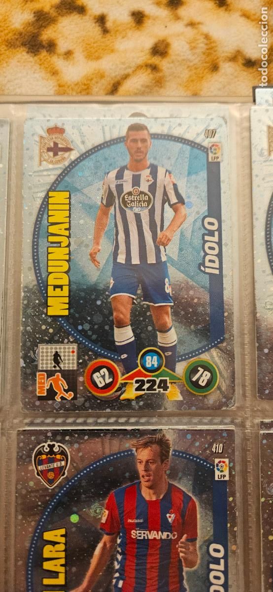 Cartes &agrave; collectionner de Football: 407 - Medunjanin (R.C. Deportivo de La Coru&ntilde;a) adrenalyn 2014 2015 14 15 trading card