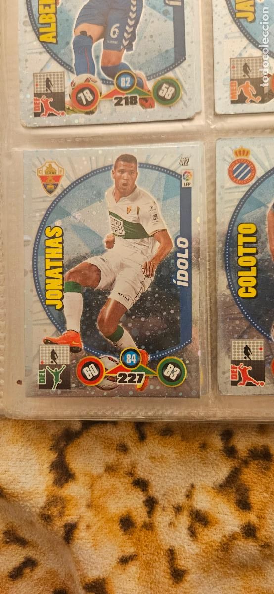 Cartes &agrave; collectionner de Football: 412 - Jonathas (Elche C.F.) adrenalyn 2014 2015 14 15 trading card