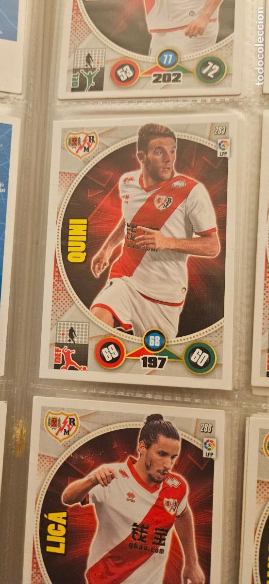 Cartes &agrave; collectionner de Football: 283 - Quini (Rayo Vallecano) adrenalyn 2014 2015 14 15 trading card
