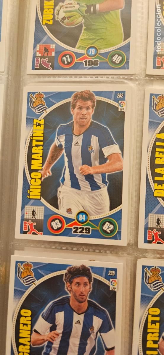 Cartes &agrave; collectionner de Football: 292 - I&ntilde;igo Mart&iacute;nez (Real Sociedad) adrenalyn 2014 2015 14 15 trading card