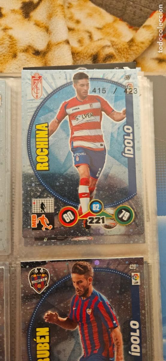 Cartes &agrave; collectionner de Football: 417 - Rochina (Granada C.F.) adrenalyn 2014 2015 14 15 trading card