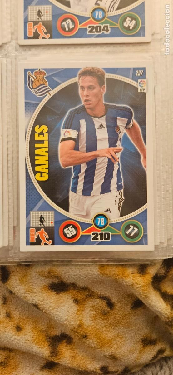 Cartes &agrave; collectionner de Football: 297 - Sergio Canales (Real Sociedad) adrenalyn 2014 2015 14 15 trading card