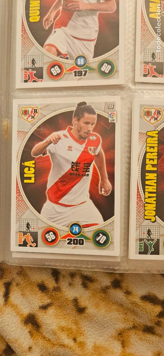 Cartes &agrave; collectionner de Football: 286 - Lic&aacute; (Rayo Vallecano) adrenalyn 2014 2015 14 15 trading card