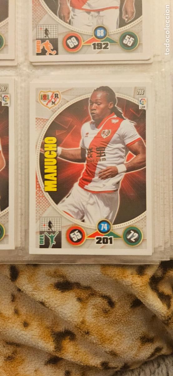 Cartes &agrave; collectionner de Football: 288 - Manucho (Rayo Vallecano) adrenalyn 2014 2015 14 15 trading card